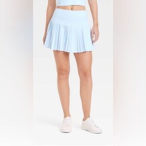 All in Motion Sky Blue Skort with Built In Shorts NWT